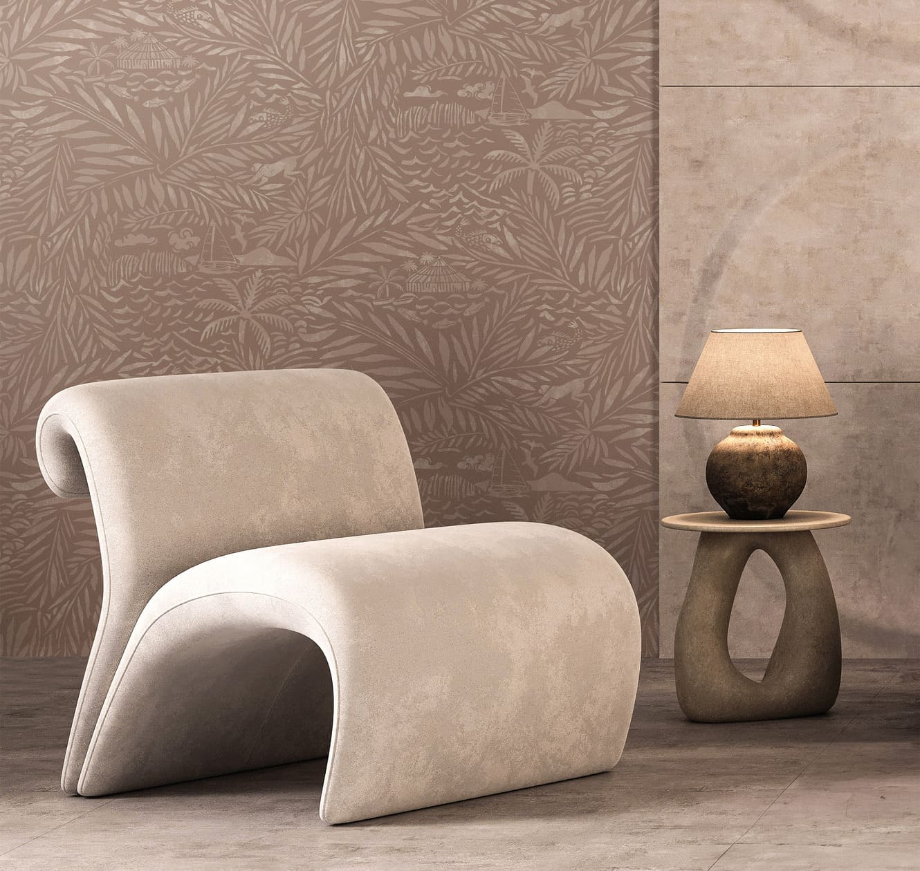 Обои Luna Круиз Мальдивы CRZ6 012 10,05×1 фото в интерьере